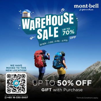 Montbell-Warehouse-Sale-350x350 - Outdoor Sports Selangor Sports,Leisure & Travel Warehouse Sale & Clearance in Malaysia 
