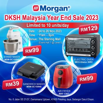 Morgan-Warehouse-Sale-350x350 - Electronics & Computers Home Appliances Kitchen Appliances Selangor Warehouse Sale & Clearance in Malaysia 