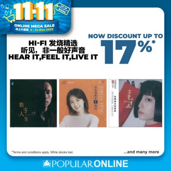 Popular-11.11-Online-Mega-Sale-5-1-350x350 Now till 14 Nov 2023: Popular 11.11 Online Mega Sale