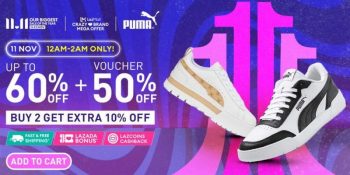 Puma-Lazada-11.11-Sale-2023-350x175 - Apparels Fashion Accessories Fashion Lifestyle & Department Store Johor Kedah Kelantan Kuala Lumpur Malaysia Sales Melaka Negeri Sembilan Pahang Penang Perak Perlis Putrajaya Sabah Sarawak Selangor Terengganu 