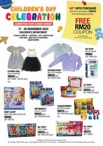 SOGO-Childrens-Day-Sale-350x495 - Johor Kuala Lumpur Selangor Supermarket & Hypermarket 