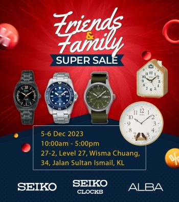 Seiko-Friends-Family-Sale-350x393 - Fashion Lifestyle & Department Store Kuala Lumpur Selangor Warehouse Sale & Clearance in Malaysia Watches 