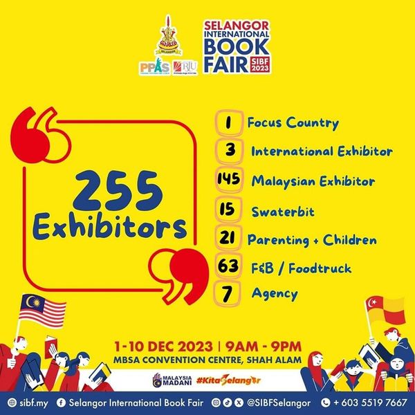 1-10 Dec 2023: Selangor International Book Fair 2023 - EverydayOnSales.com