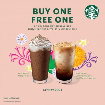 Starbucks-Buy-1-Free-1-Promo-350x350 - Food , Restaurant & Pub Johor Kedah Kelantan Kuala Lumpur Melaka Negeri Sembilan Pahang Penang Perak Perlis Promotions & Freebies Putrajaya Sabah Sarawak Selangor Terengganu 