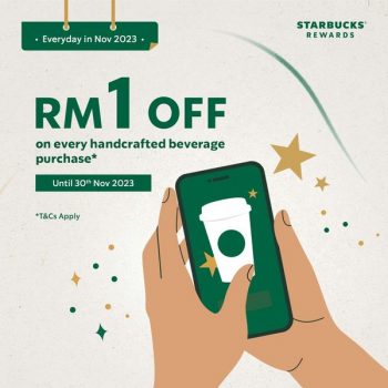 Starbucks-Rewards-November-Promotion-1-350x350 - Johor Kedah Kelantan Kuala Lumpur Melaka Negeri Sembilan Pahang Penang Perak Perlis Promotions & Freebies Putrajaya Sabah Sarawak Selangor Terengganu 