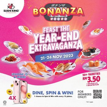 Sushi-King-Bonanza-November-2023-1-350x350 - Food , Restaurant & Pub Johor Kedah Kelantan Kuala Lumpur Melaka Negeri Sembilan Pahang Penang Perak Perlis Promotions & Freebies Putrajaya Sabah Sarawak Selangor Sushi Terengganu 