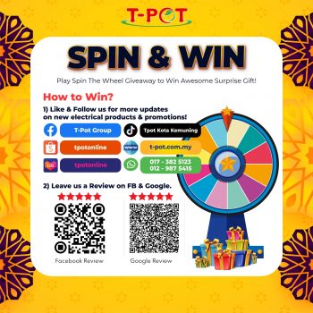 T-Pot-Early-Bird-Promotion-10-350x350 - Electronics & Computers Home Appliances Johor Kedah Kelantan Kitchen Appliances Kuala Lumpur Melaka Negeri Sembilan Pahang Penang Perak Perlis Promotions & Freebies Putrajaya Sabah Sarawak Selangor Terengganu 