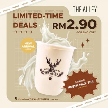 The-Alley-Limited-Time-Offer-Second-Cup-@-RM2.90-350x350 - Beverages Food , Restaurant & Pub Johor Promotions & Freebies 