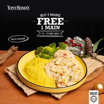 Tony-Romas-Buy-2-Free-1-Deals-1-350x350 - Food , Restaurant & Pub Johor Kedah Kelantan Kuala Lumpur Melaka Negeri Sembilan Pahang Penang Perak Perlis Promotions & Freebies Putrajaya Sabah Sarawak Selangor Terengganu 