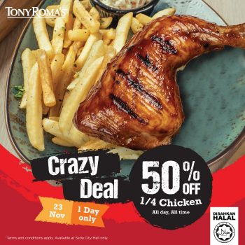 Tony-Romas-Crazy-Deal-at-Setia-City-Mall-350x350 - Food , Restaurant & Pub Promotions & Freebies Selangor 