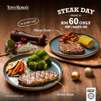 Tony-Romas-Steak-Day-Promotion-350x350 - Food , Restaurant & Pub Johor Kedah Kelantan Kuala Lumpur Melaka Negeri Sembilan Pahang Penang Perak Perlis Promotions & Freebies Putrajaya Sabah Sarawak Selangor Terengganu 