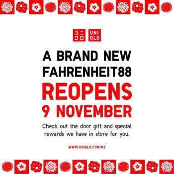 Uniqlo-Re-Opening-Deal-at-Fahrenheit88-350x350 - Apparels Fashion Accessories Fashion Lifestyle & Department Store Kuala Lumpur Promotions & Freebies Selangor 