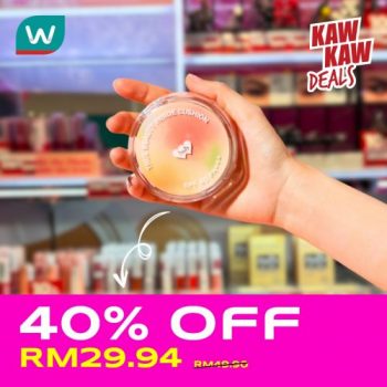 Watsons-Glam-Essentials-40-OFF-Promotion-1-350x350 - Beauty & Health Cosmetics Johor Kedah Kelantan Kuala Lumpur Melaka Negeri Sembilan Pahang Penang Perak Perlis Personal Care Promotions & Freebies Putrajaya Sabah Sarawak Selangor Skincare Terengganu 