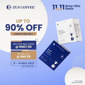 ZUS-Coffee-11.11-Brew-tiful-Deals-3-350x350 - Food , Restaurant & Pub Johor Kedah Kelantan Kuala Lumpur Melaka Negeri Sembilan Pahang Penang Perak Perlis Promotions & Freebies Putrajaya Sabah Sarawak Selangor Terengganu 