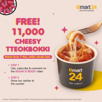 emart24-Free-11000-Cheesy-Tteokbokki-Promo-350x350 - Food , Restaurant & Pub Johor Kedah Kelantan Kuala Lumpur Melaka Negeri Sembilan Pahang Penang Perak Perlis Promotions & Freebies Putrajaya Sabah Sarawak Selangor Terengganu 