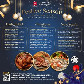 ibis-Kuala-Lumpur-City-Centre-Christmas-Special-2-350x350 - Food , Restaurant & Pub Hotels Kuala Lumpur Sales Happening Now In Malaysia Selangor Sports,Leisure & Travel 