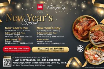 ibis-Kuala-Lumpur-City-Centre-Christmas-Special-4-350x234 - Food , Restaurant & Pub Hotels Kuala Lumpur Sales Happening Now In Malaysia Selangor Sports,Leisure & Travel 