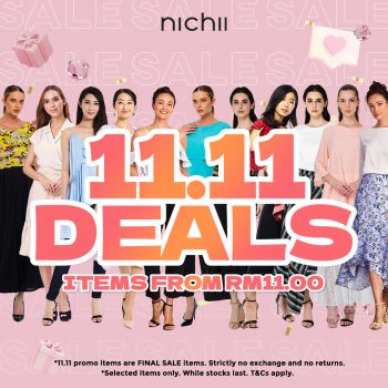 nichii-11.11-Deals-350x350 - Apparels Fashion Accessories Fashion Lifestyle & Department Store Johor Kedah Kelantan Kuala Lumpur Melaka Negeri Sembilan Online Store Pahang Penang Perak Perlis Promotions & Freebies Putrajaya Sabah Sarawak Selangor Terengganu 