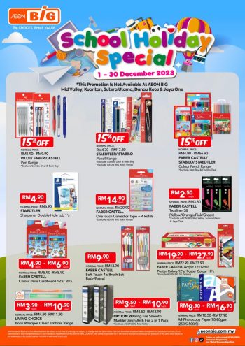 AEON-BiG-Back-To-School-Promotion-2-350x495 - Johor Kedah Kelantan Kuala Lumpur Melaka Negeri Sembilan Pahang Penang Perak Perlis Promotions & Freebies Putrajaya Sabah Sarawak Selangor Supermarket & Hypermarket Terengganu 