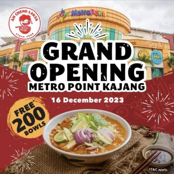 Ah-Cheng-Laksa-Opening-FREE-Asam-Laksa-Giveaways-at-Metro-Point-Kajang-350x350 - Events & Fairs Food , Restaurant & Pub Selangor 