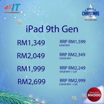 All-It-Hypermarket-Apple-Christmas-Promo-1-350x350 - Computer Accessories Electronics & Computers IT Gadgets Accessories Johor Kedah Kelantan Kuala Lumpur Laptop Melaka Mobile Phone Negeri Sembilan Online Store Pahang Penang Perak Perlis Promotions & Freebies Putrajaya Sabah Sarawak Selangor Tablets Terengganu 