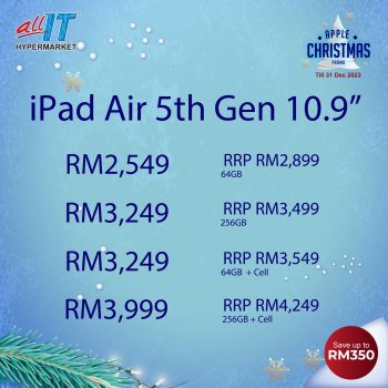 All-It-Hypermarket-Apple-Christmas-Promo-15-350x350 - Computer Accessories Electronics & Computers IT Gadgets Accessories Johor Kedah Kelantan Kuala Lumpur Laptop Melaka Mobile Phone Negeri Sembilan Online Store Pahang Penang Perak Perlis Promotions & Freebies Putrajaya Sabah Sarawak Selangor Tablets Terengganu 