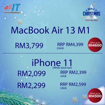 All-It-Hypermarket-Apple-Christmas-Promo-9-350x350 - Computer Accessories Electronics & Computers IT Gadgets Accessories Johor Kedah Kelantan Kuala Lumpur Laptop Melaka Mobile Phone Negeri Sembilan Online Store Pahang Penang Perak Perlis Promotions & Freebies Putrajaya Sabah Sarawak Selangor Tablets Terengganu 