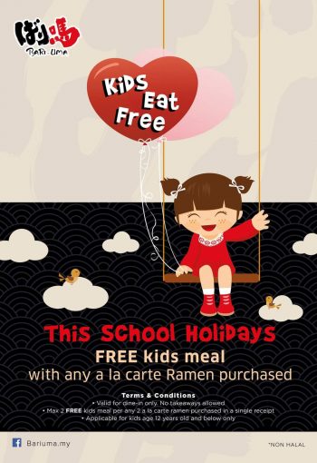 Bari-Uma-Kids-Eat-Free-Promo-350x510 - Food , Restaurant & Pub Kuala Lumpur Promotions & Freebies Selangor 