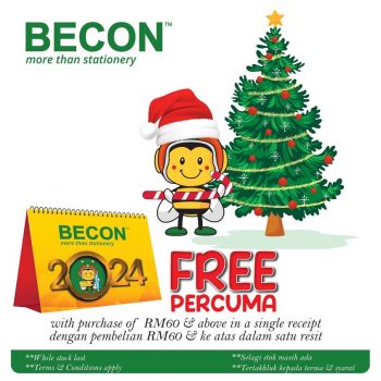 Becon-Stationery-Free-Calendar-Promo-350x350 - Books & Magazines Johor Kedah Kelantan Kuala Lumpur Melaka Negeri Sembilan Pahang Penang Perak Perlis Promotions & Freebies Putrajaya Sabah Sarawak Selangor Stationery Terengganu 