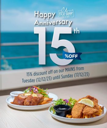 Blue-Reef-Anniversary-Special-350x419 - Food , Restaurant & Pub Kuala Lumpur Penang Promotions & Freebies Selangor 