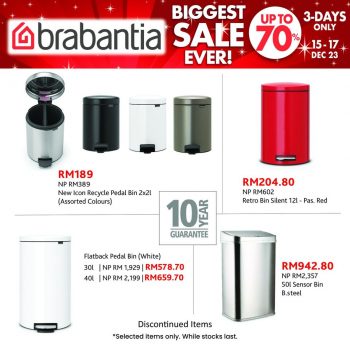 Brabantia-Malaysia-Biggest-Sales-Ever-at-Kitchen-Shop-3-350x350 - Home & Garden & Tools Johor Kedah Kelantan Kitchenware Kuala Lumpur Melaka Negeri Sembilan Online Store Pahang Penang Perak Perlis Putrajaya Sabah Sarawak Selangor Terengganu Warehouse Sale & Clearance in Malaysia 