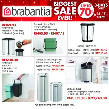 Brabantia-Malaysia-Biggest-Sales-Ever-at-Kitchen-Shop-6-350x350 - Home & Garden & Tools Johor Kedah Kelantan Kitchenware Kuala Lumpur Melaka Negeri Sembilan Online Store Pahang Penang Perak Perlis Putrajaya Sabah Sarawak Selangor Terengganu Warehouse Sale & Clearance in Malaysia 