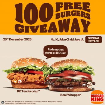 Burger-King-Opening-Promo-at-Caltex-Sungai-Petani-2-350x350 - Warehouse Sale & Clearance in Malaysia 