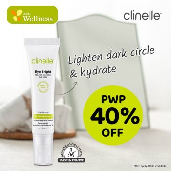 CLINELLE-40-off-Promo-at-Aeon-Wellness-350x350 - Beauty & Health Johor Kedah Kelantan Kuala Lumpur Melaka Negeri Sembilan Pahang Penang Perak Perlis Promotions & Freebies Putrajaya Sabah Sarawak Selangor Skincare Terengganu 