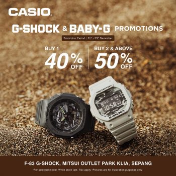 Casio-G-Shock-Christmas-Sale-at-Mitsui-Outlet-Park-KLIA-Sepang-350x350 - Fashion Lifestyle & Department Store Malaysia Sales Selangor Watches 