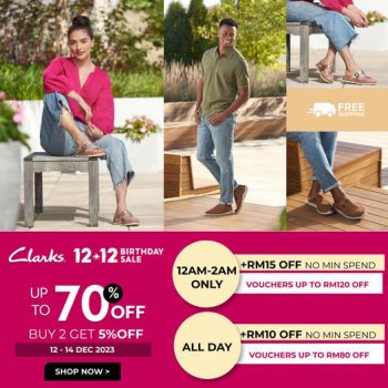 Clarks-12.12-Birthday-Sale-on-Shopee-350x350 - Fashion Accessories Fashion Lifestyle & Department Store Footwear Johor Kedah Kelantan Kuala Lumpur Malaysia Sales Melaka Negeri Sembilan Pahang Penang Perak Perlis Putrajaya Sabah Sarawak Selangor Terengganu 