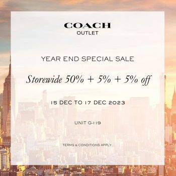 Coach-Year-End-Sale-at-Design-Village-350x350 - Bags Fashion Accessories Fashion Lifestyle & Department Store Handbags Malaysia Sales Penang 
