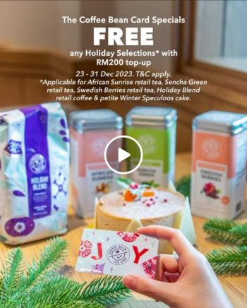 Coffee-Bean-Tea-Leaf-Free-Complimentary-Holiday-Selection-350x436 - Beverages Food , Restaurant & Pub Johor Kedah Kelantan Kuala Lumpur Melaka Negeri Sembilan Pahang Penang Perak Perlis Promotions & Freebies Putrajaya Sabah Sarawak Selangor Terengganu 