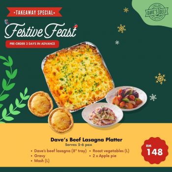 Daves-Deli-Festive-Feast-Special-1-350x350 - Food , Restaurant & Pub Johor Kedah Kelantan Kuala Lumpur Melaka Negeri Sembilan Online Store Pahang Penang Perak Perlis Promotions & Freebies Putrajaya Sabah Sarawak Selangor Terengganu 