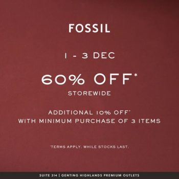 Fossil-Special-Sale-at-Genting-Highlands-Premium-Outlets-350x350 - Bags Fashion Accessories Fashion Lifestyle & Department Store Footwear Malaysia Sales Pahang 