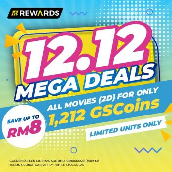 GSC-12.12-Mega-Deals-350x350 - Cinemas Johor Kedah Kelantan Kuala Lumpur Melaka Movie & Music & Games Negeri Sembilan Pahang Penang Perak Perlis Promotions & Freebies Putrajaya Sabah Sarawak Selangor Terengganu 