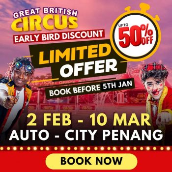 Great-British-Circus-Malaysia-Launches-Limited-Time-Promotion-2024-350x350 - Penang Promotions & Freebies Sports,Leisure & Travel Theme Parks 