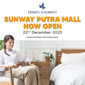 Homes-Harmony-Opening-Special-at-Sunway-Putra-Mall-350x350 - Home & Garden & Tools Home Decor Home Hardware Kuala Lumpur Promotions & Freebies Selangor 