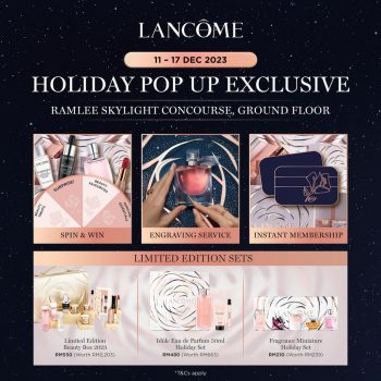 Isetan-Lancomes-Holiday-Pop-up-Special-350x350 - Beauty & Health Kuala Lumpur Promotions & Freebies Selangor Skincare 