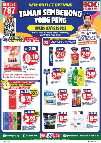 KK-SUPER-MART-Opening-Promotion-at-Taman-Semberong-Yong-Peng-350x495 - Johor Promotions & Freebies Supermarket & Hypermarket 