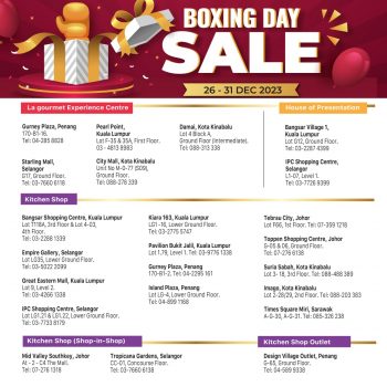 Kitchen-Shop-Boxing-Day-Sale-9-350x350 - Home & Garden & Tools Johor Kedah Kelantan Kitchenware Kuala Lumpur Malaysia Sales Melaka Negeri Sembilan Pahang Penang Perak Perlis Putrajaya Sabah Sarawak Selangor Terengganu 