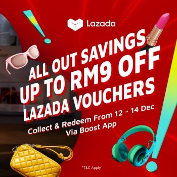 Lazada-12.12-Sale-Collect-Redeem-Up-To-RM9-OFF-Vouchers-via-Boost-350x350 - Johor Kedah Kelantan Kuala Lumpur Malaysia Sales Melaka Negeri Sembilan Online Shopping & Marketplace Online Store Pahang Penang Perak Perlis Putrajaya Sabah Sarawak Selangor Terengganu 