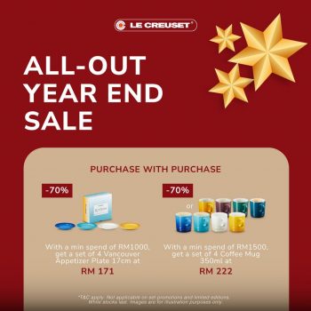 Le-Creuset-All-Out-Year-End-Sale-1-350x350 - Home & Garden & Tools Kitchenware Kuala Lumpur Malaysia Sales Selangor 
