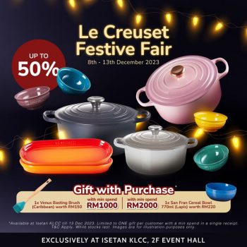 Le-Creuset-Festive-Fair-at-Iseta-350x350 - Events & Fairs Home & Garden & Tools Kitchenware Kuala Lumpur Selangor 
