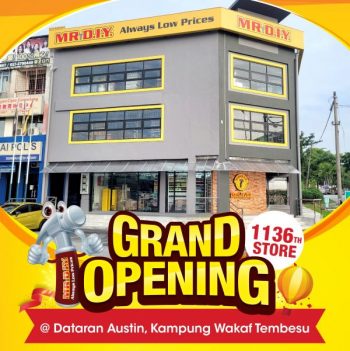 MR.DIY-Opening-Promotion-at-Dataran-Austin-Kampung-Wakaf-Tembesu-350x351 - Home & Garden & Tools Home Hardware Promotions & Freebies Safety Tools & DIY Tools Terengganu 
